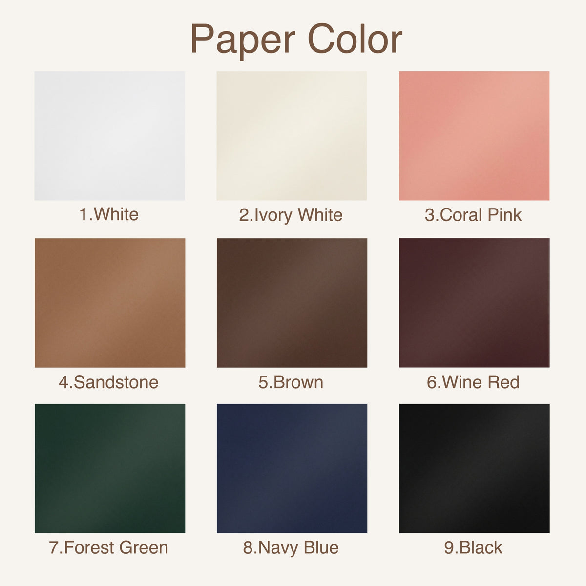 papier d'étiquette personnalisé stamprints couleur 1