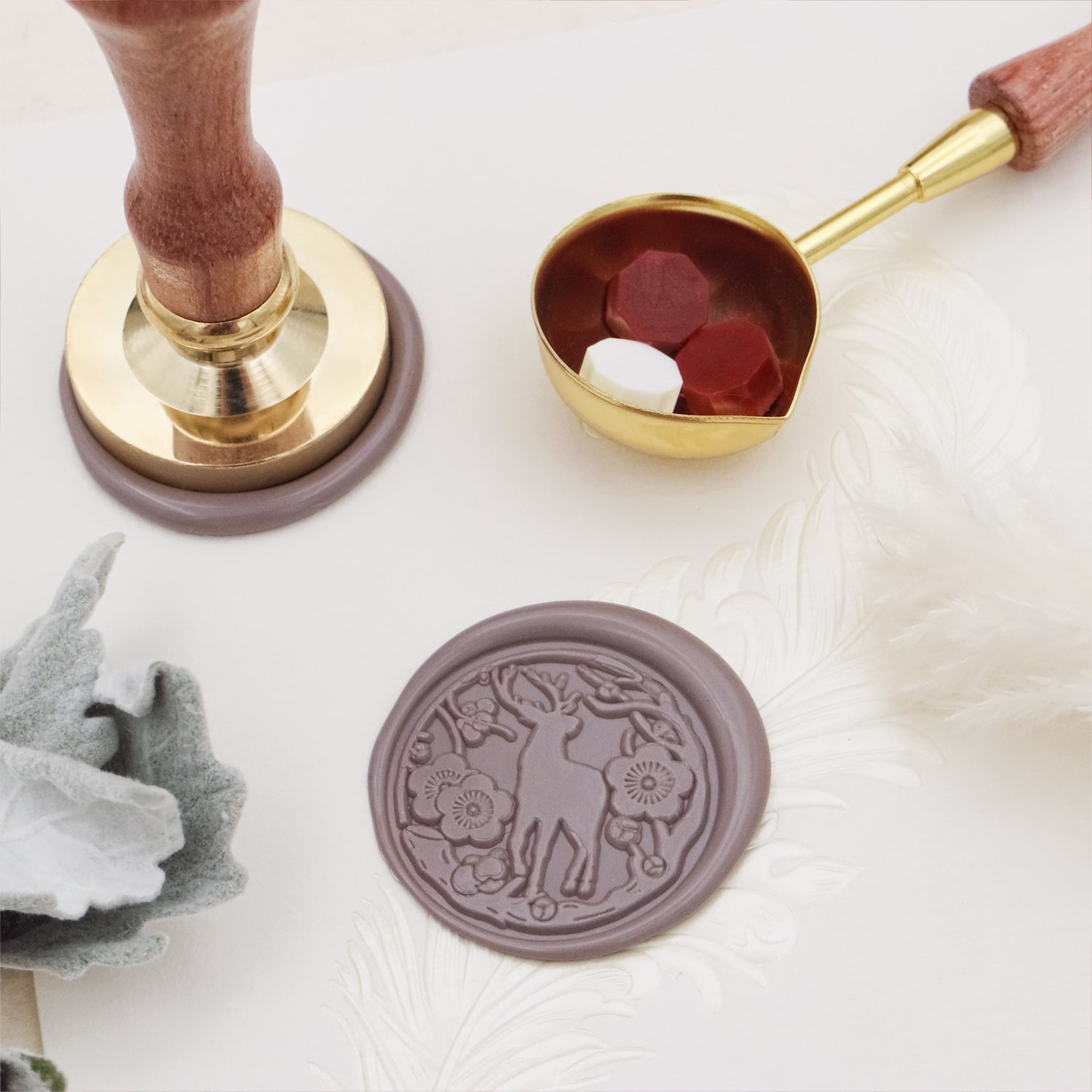 Stamprints Tampon encreur Sceau de cire Élan 3