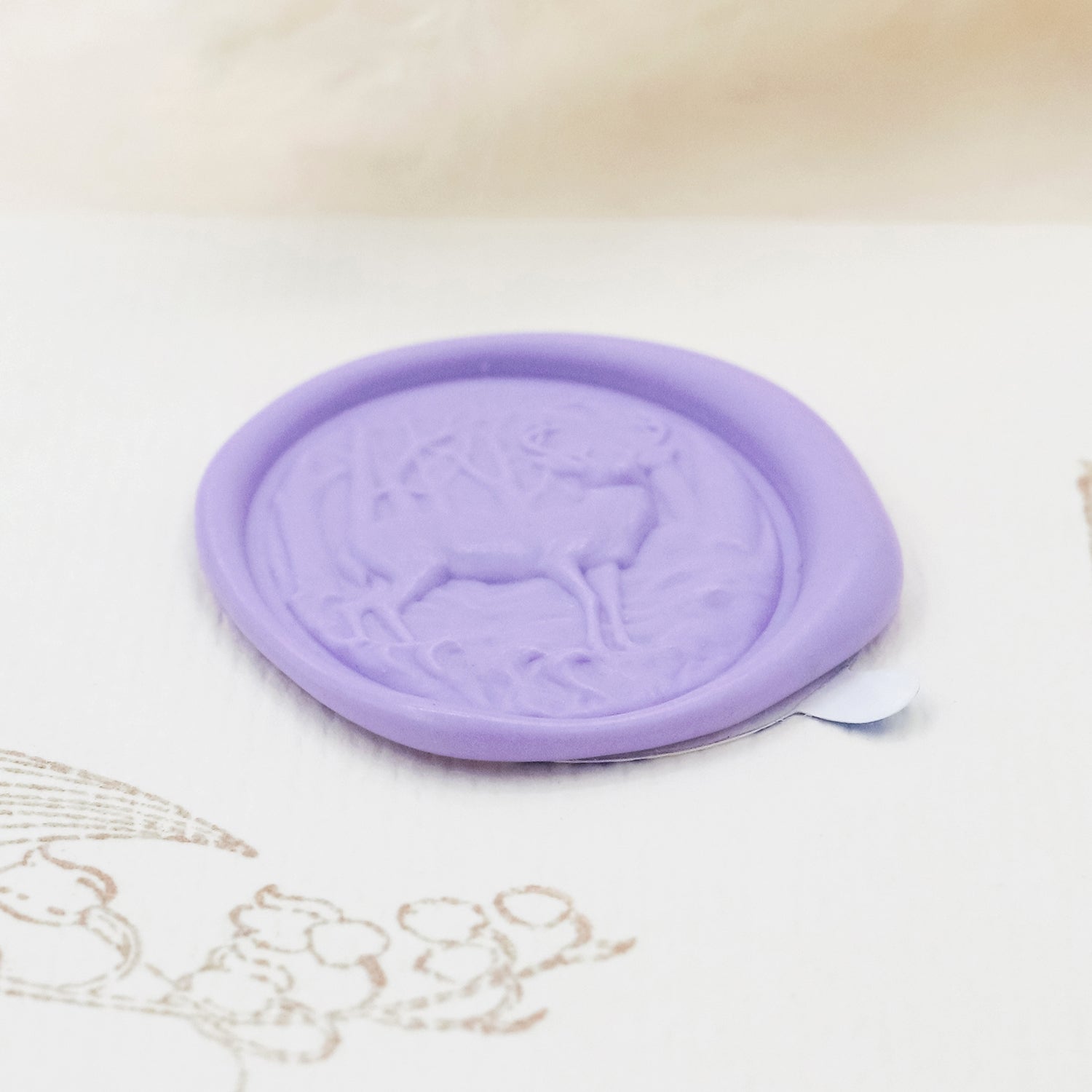 Stamprints Autocollants Sceau de Cire Autocollant Relief 3D Élan 4