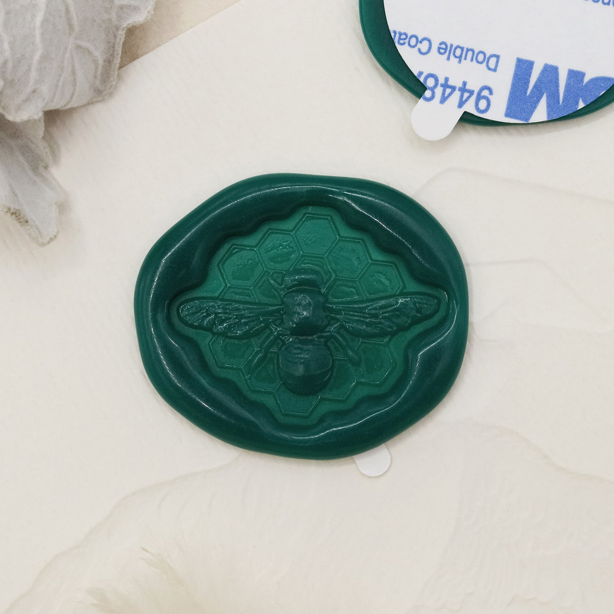 Stamprints Autocollants Sceau de Cire Autocollant Relief 3D Abeille 1