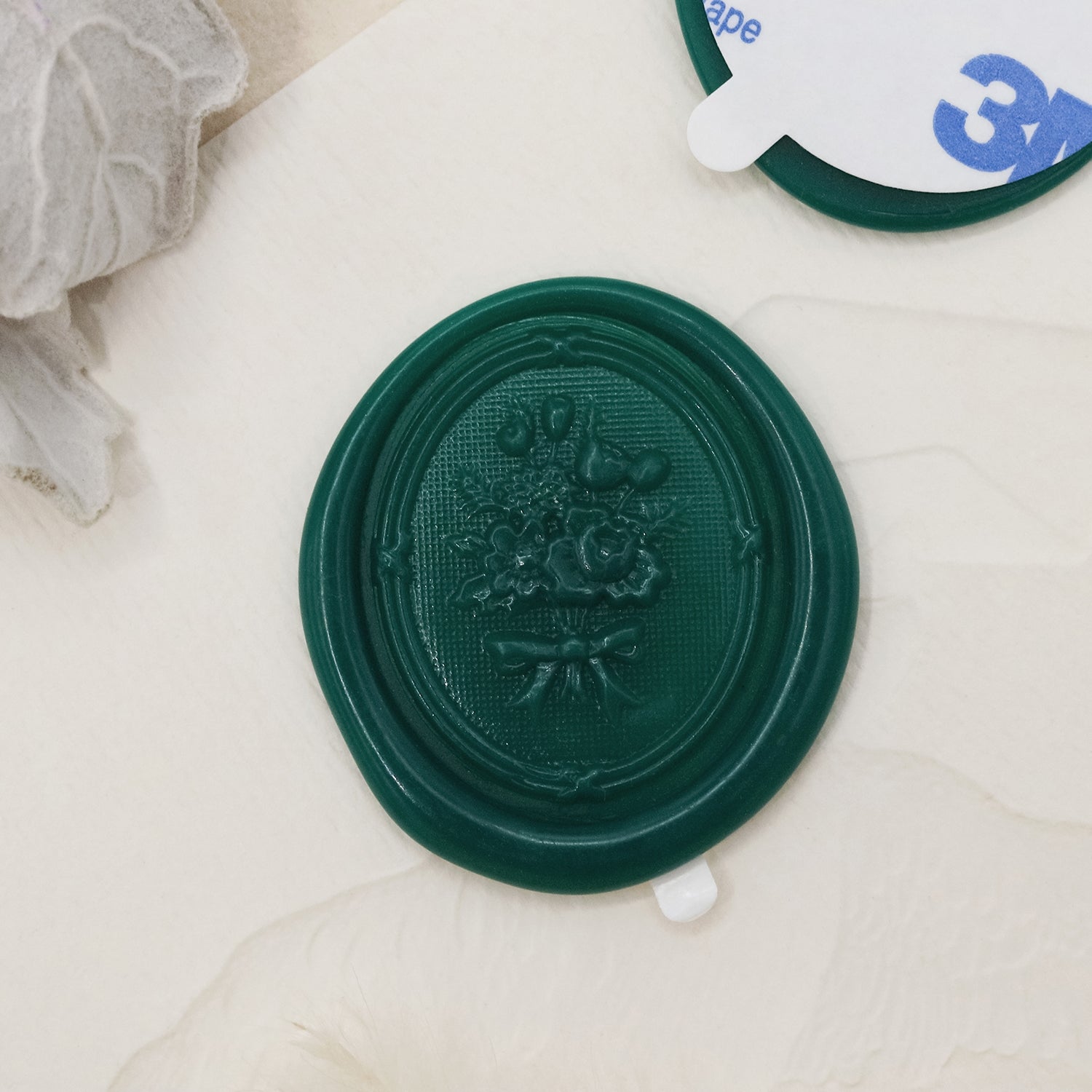 Stamprints Autocollants Bouquet Relief 3D Autocollant Sceau de cire à cacheter 1