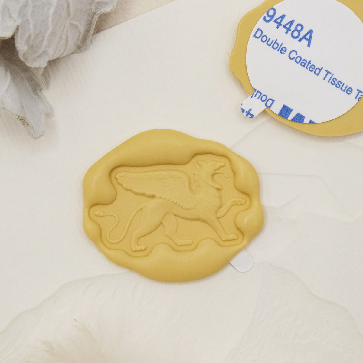 Stamprints Autocollants Sceau de Cire Autocollant Relief 3D Griffin 1