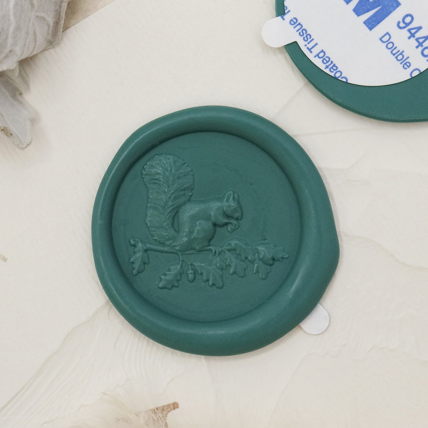 Stamprints Autocollants Sceau de Cire Autocollant Relief 3D Écureuil 1