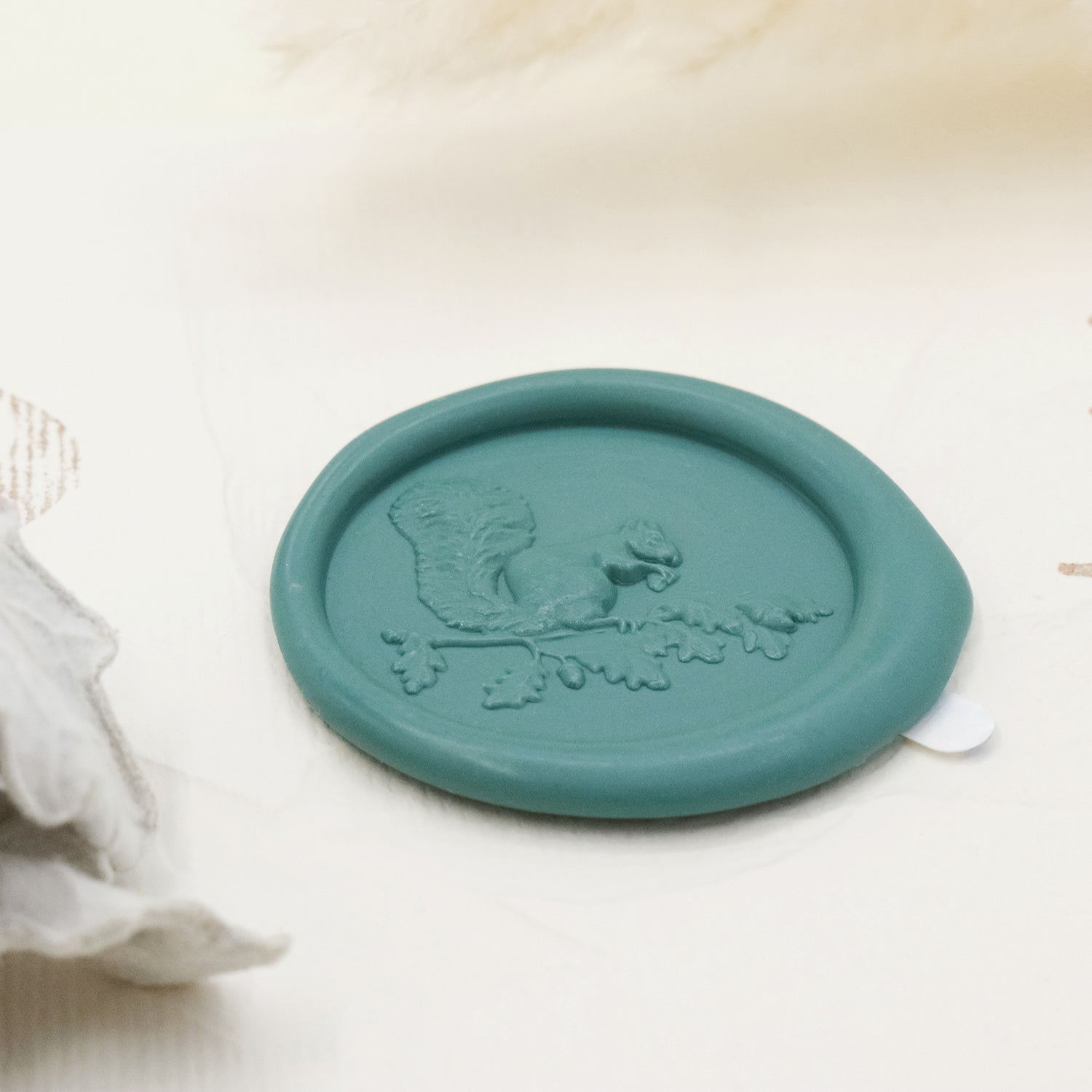 Stamprints Autocollants Sceau de Cire Autocollant Relief 3D Écureuil 4