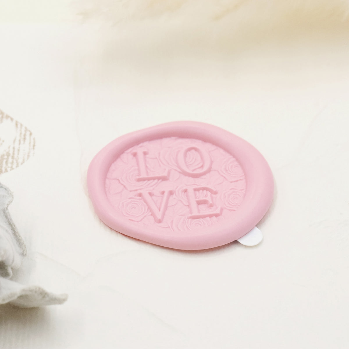 Stamprints Autocollants sceau de cire autocollant Amour relief 3D 4