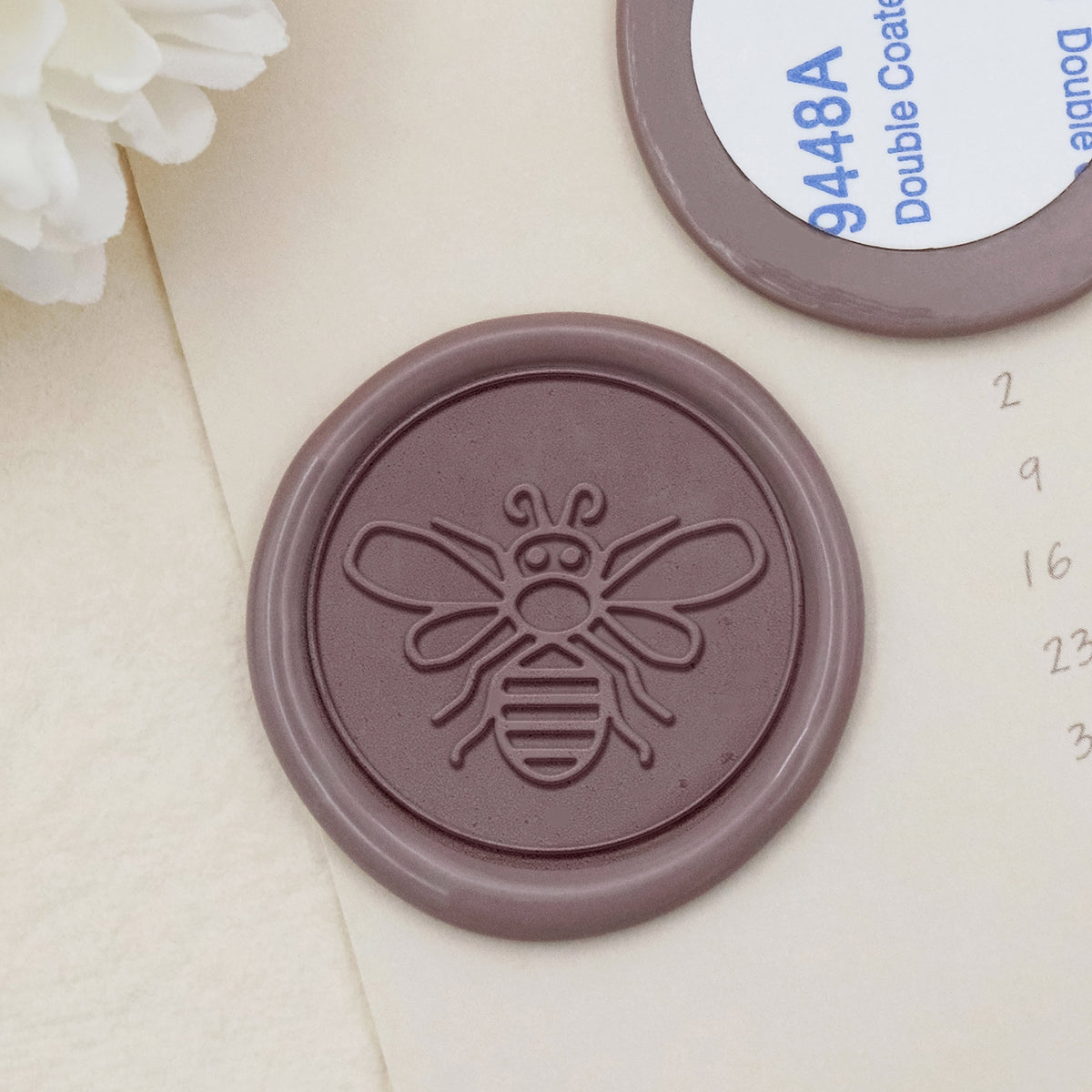 Stamprints Autocollants Sceau de cire Abeille Autocollant - style 12-1