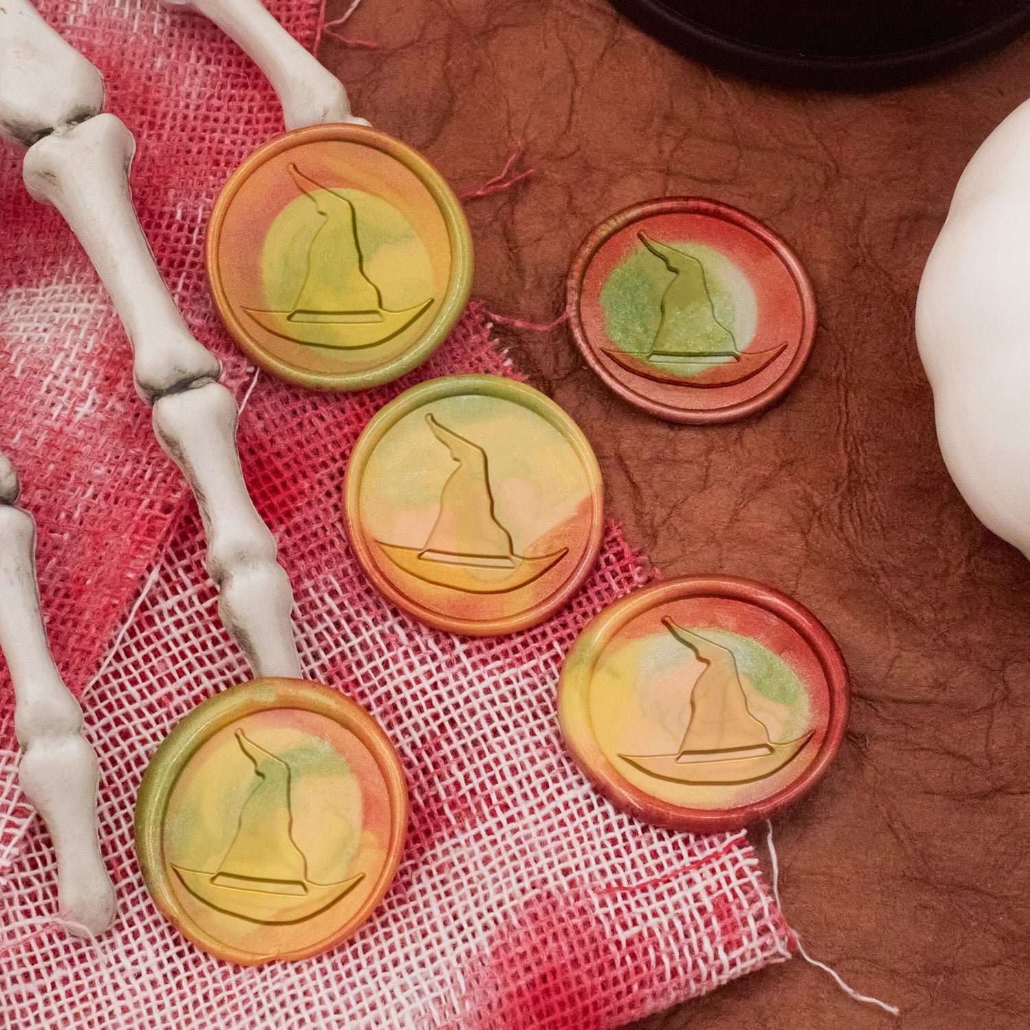 Tampon Encreur Sceau de Cire Halloween - Style 4 -2