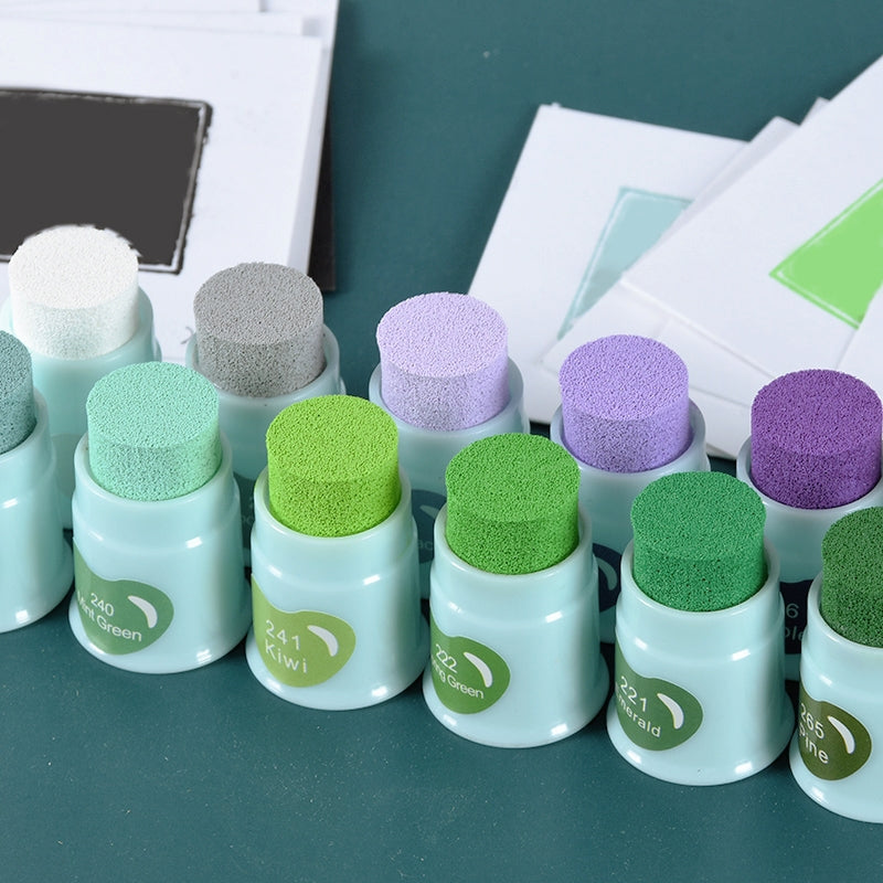 Tampon Encreur en Tissu pour Empreintes Digitales pour Impression de Boue et Sceau de Cire en Caoutchouc c1