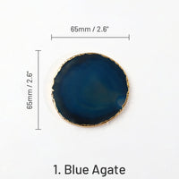 1. Agate bleue