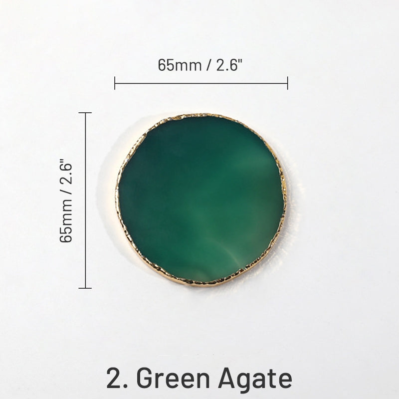 Tampon Encreur de Démoulage pour Sceau de Cire en Agate Cristal sku-2