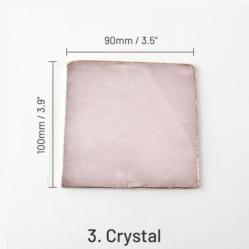 Tampon Encreur de Démoulage pour Sceau de Cire en Agate Cristal sku-3