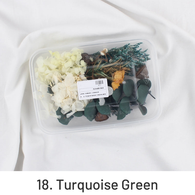 Paquet de Matériaux Floraux Conservés en Boîte de Vraies Fleurs Séchées à l'Air sku-18