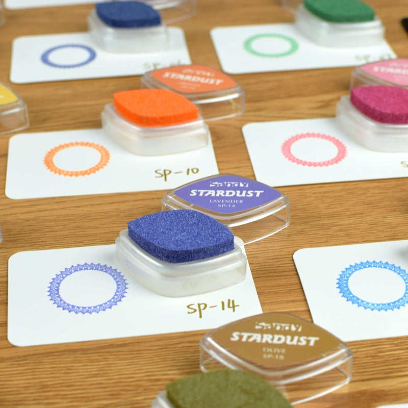 Shiny Pearlescent Color Eye Finger Painting Ink Pad