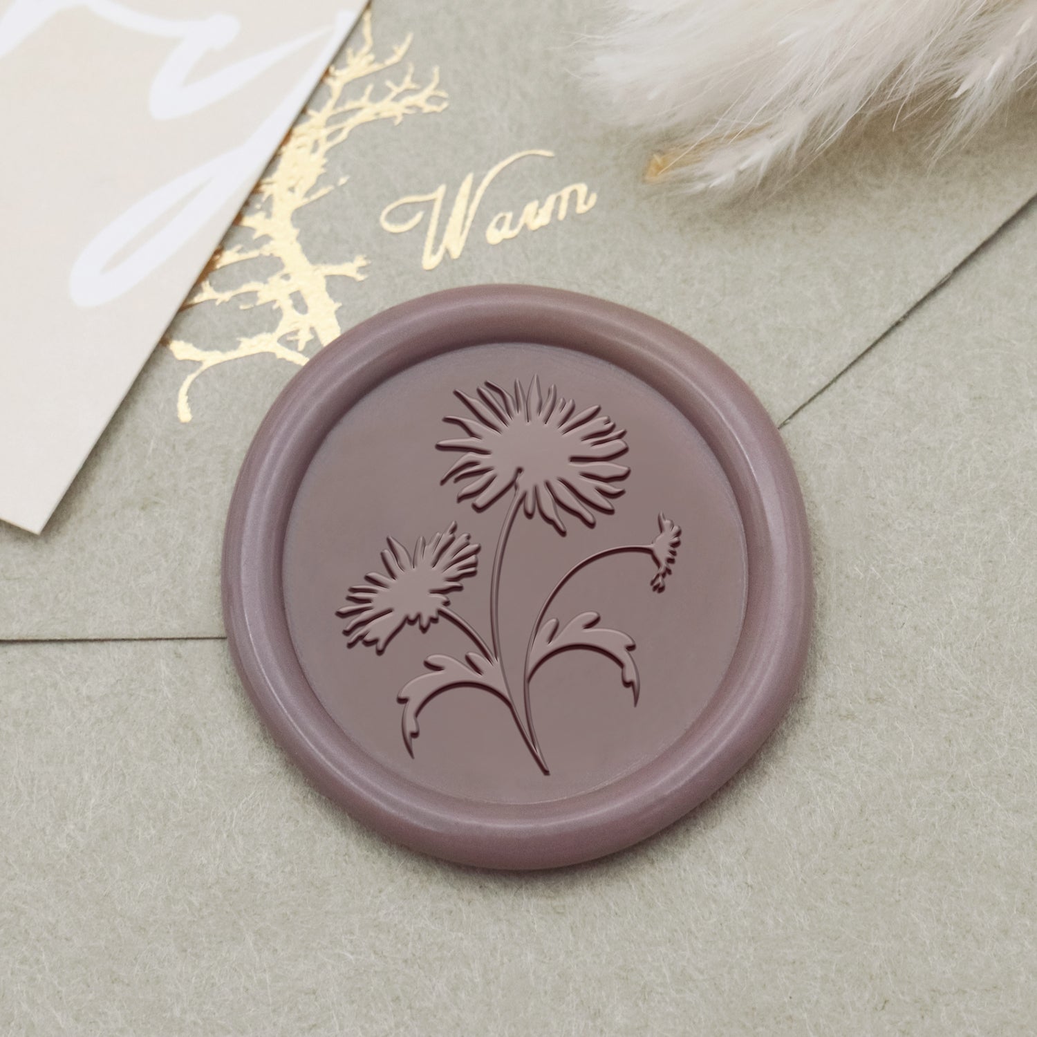 Botanical Wax Seal Stamp (18 Designs)-2 1