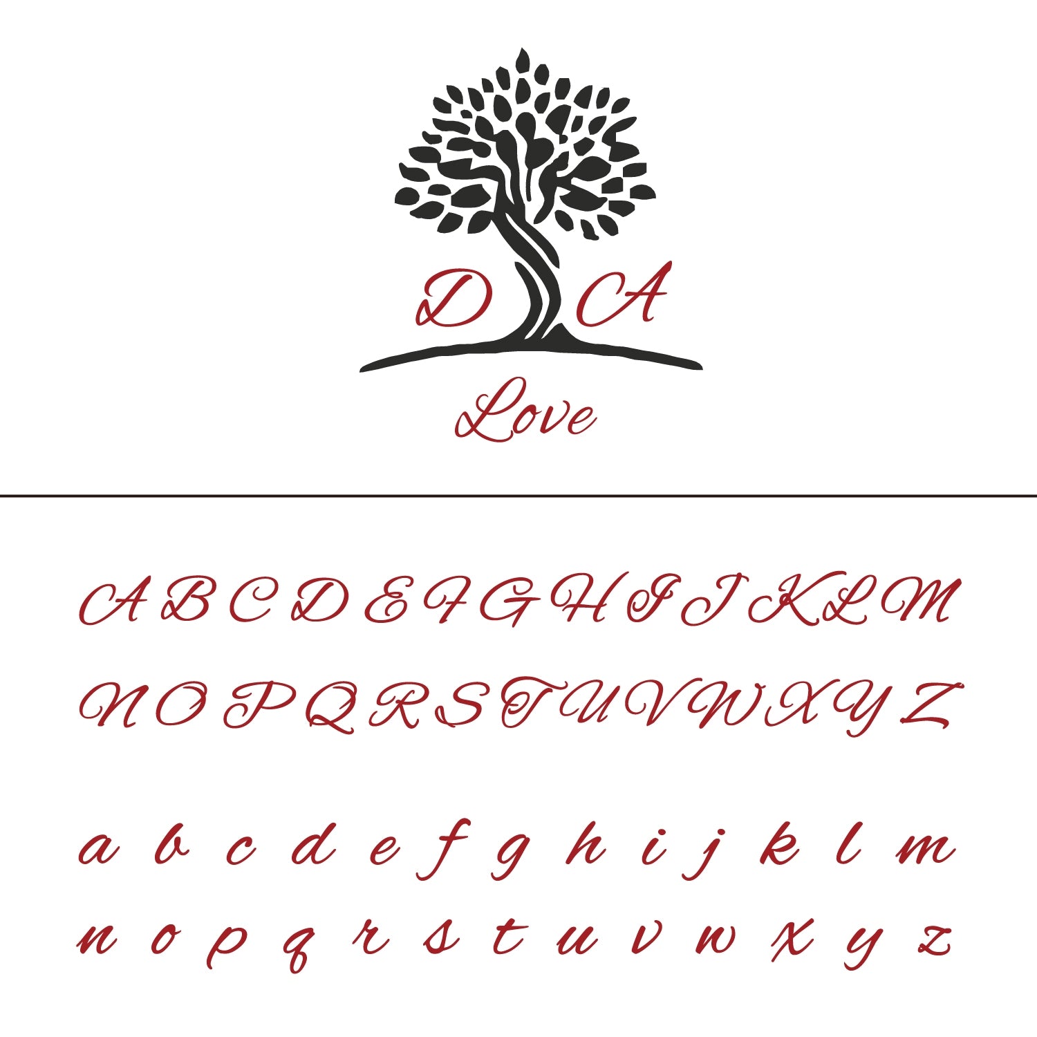 Tampon encreur personnalisé sceau de cire monogramme mariage arbre de vie 35