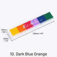 10. Bleu Foncé Orange