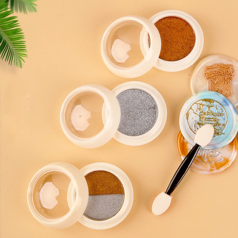 Poudre de Paillettes et Sequins de Décoration Colorée pour Sceau de Cire à Cacheter b