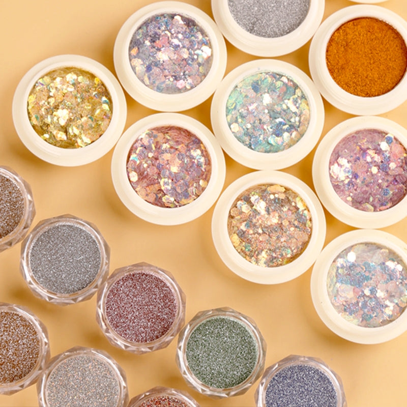 Poudre à Paillettes Sequins de Décoration Colorant Sceau de Cire b2