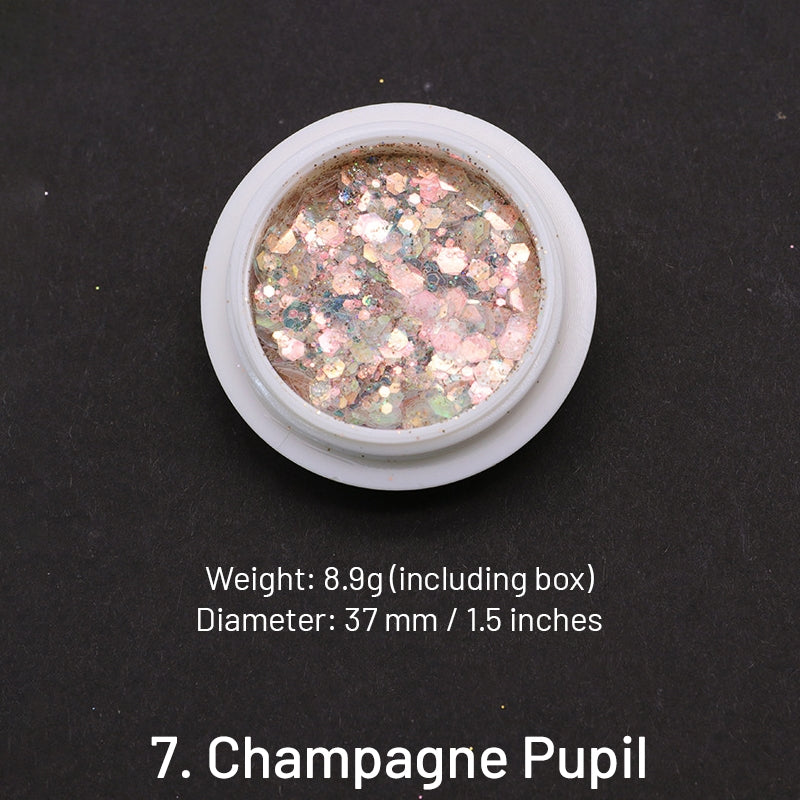 Poudre à paillettes sceau de cire décoration coloration paillettes sku-7
