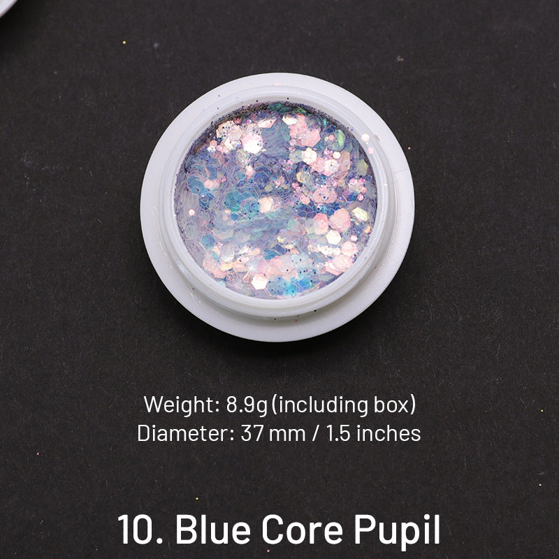 Poudre de paillettes et sequins de décoration colorée pour sceau de cire à cacheter sku-10
