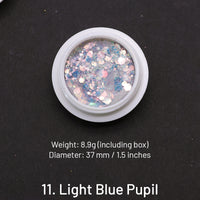 11. Pupille Bleu Clair