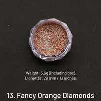 13. Diamants Orange Fantaisie