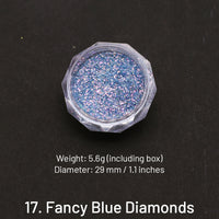17. Diamants bleus fantaisie