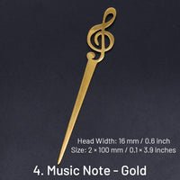 4. Note de Musique - Or