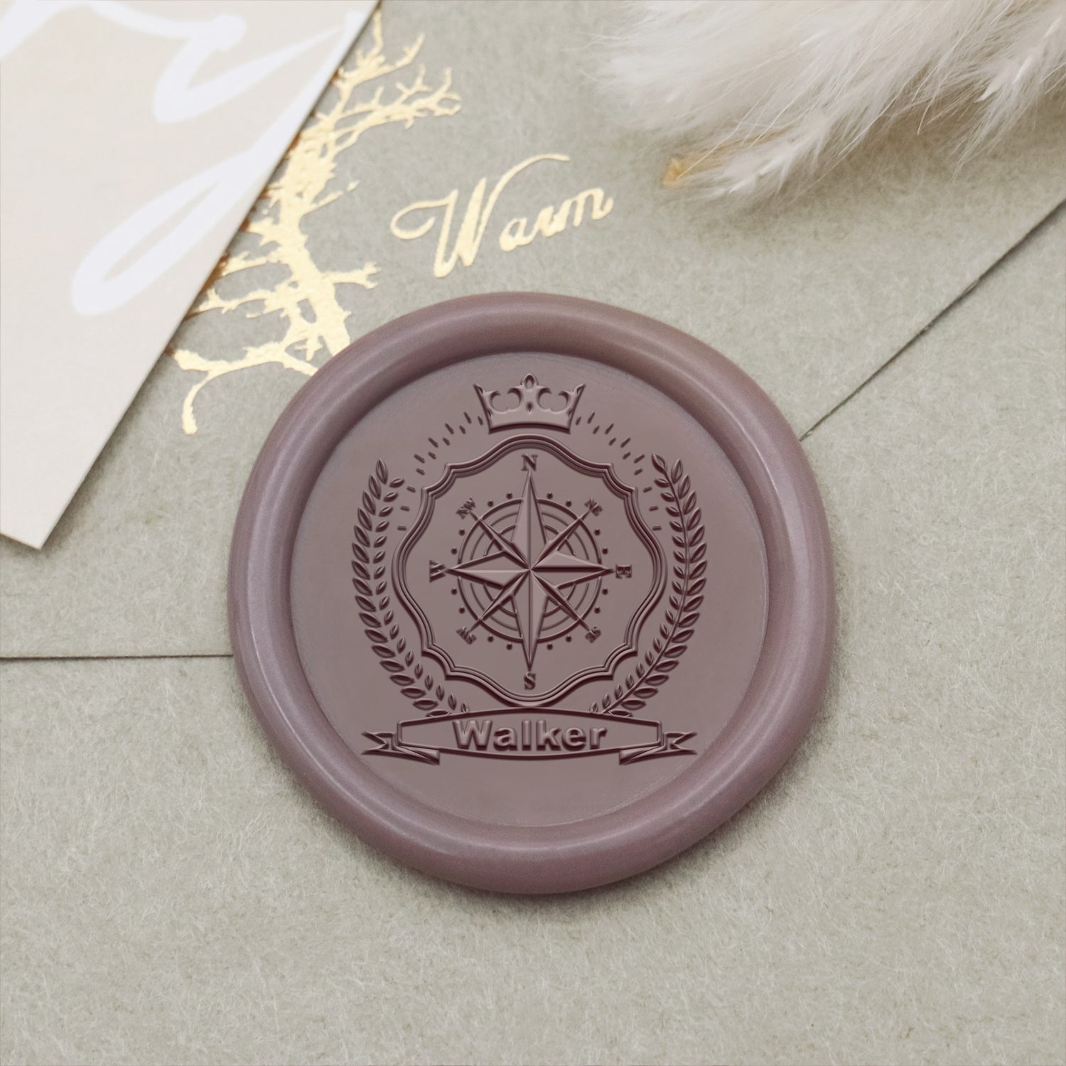 Custom Walker Family Crest Wax Seal Stamp 2