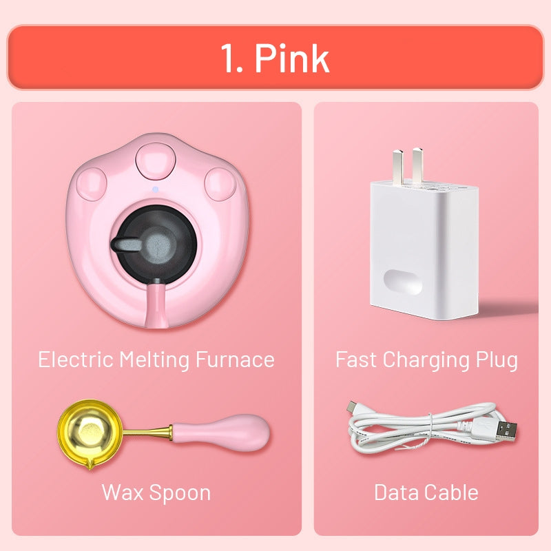 Pot Fondoir de Cire à Cacheter Électrique Griffe de Chat sku-1
