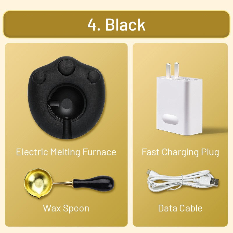 Pot Fondoir de Cire à Cacheter Électrique Griffe de Chat sku-4