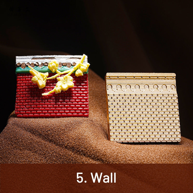 Tampon Encreur à Cire à Cacheter Automne Relief 3D (6 Designs) sku-5