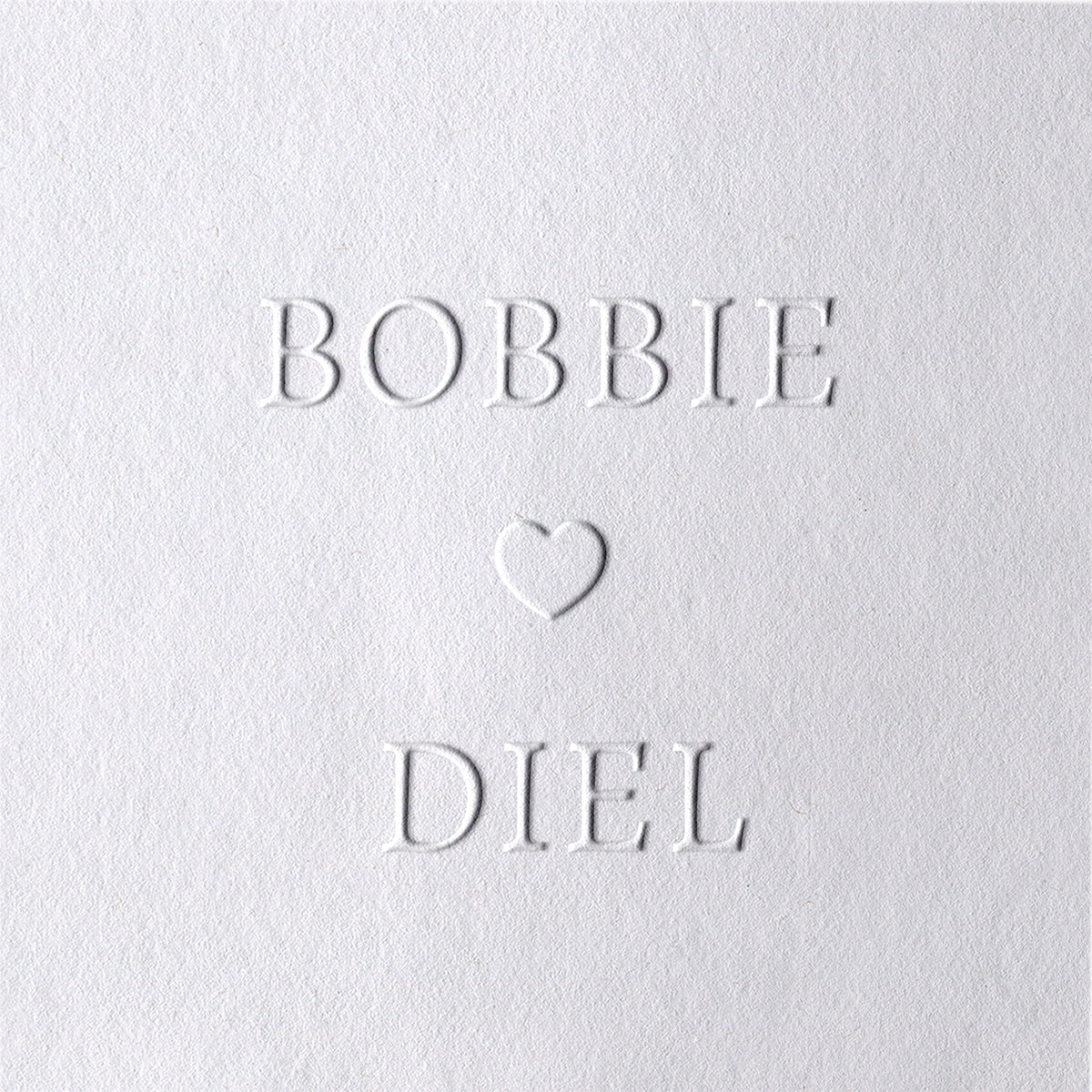 Custom Minimalist Name Wedding Embosser - Style 4 Custom Minimalist Name Wedding Embosser - Style 4-41