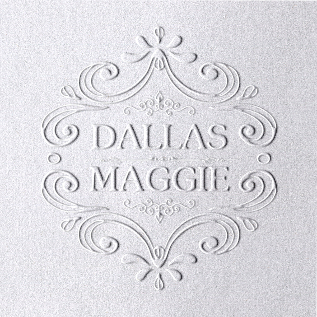 Custom Elegant Pattern Wedding Embosser 1511