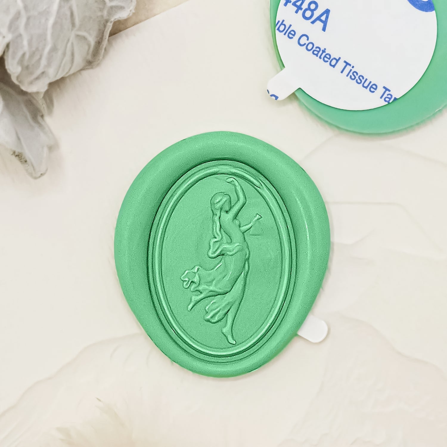 Autocollants de Sceau de Cire Vénus Relief 3D Autocollants 1-3