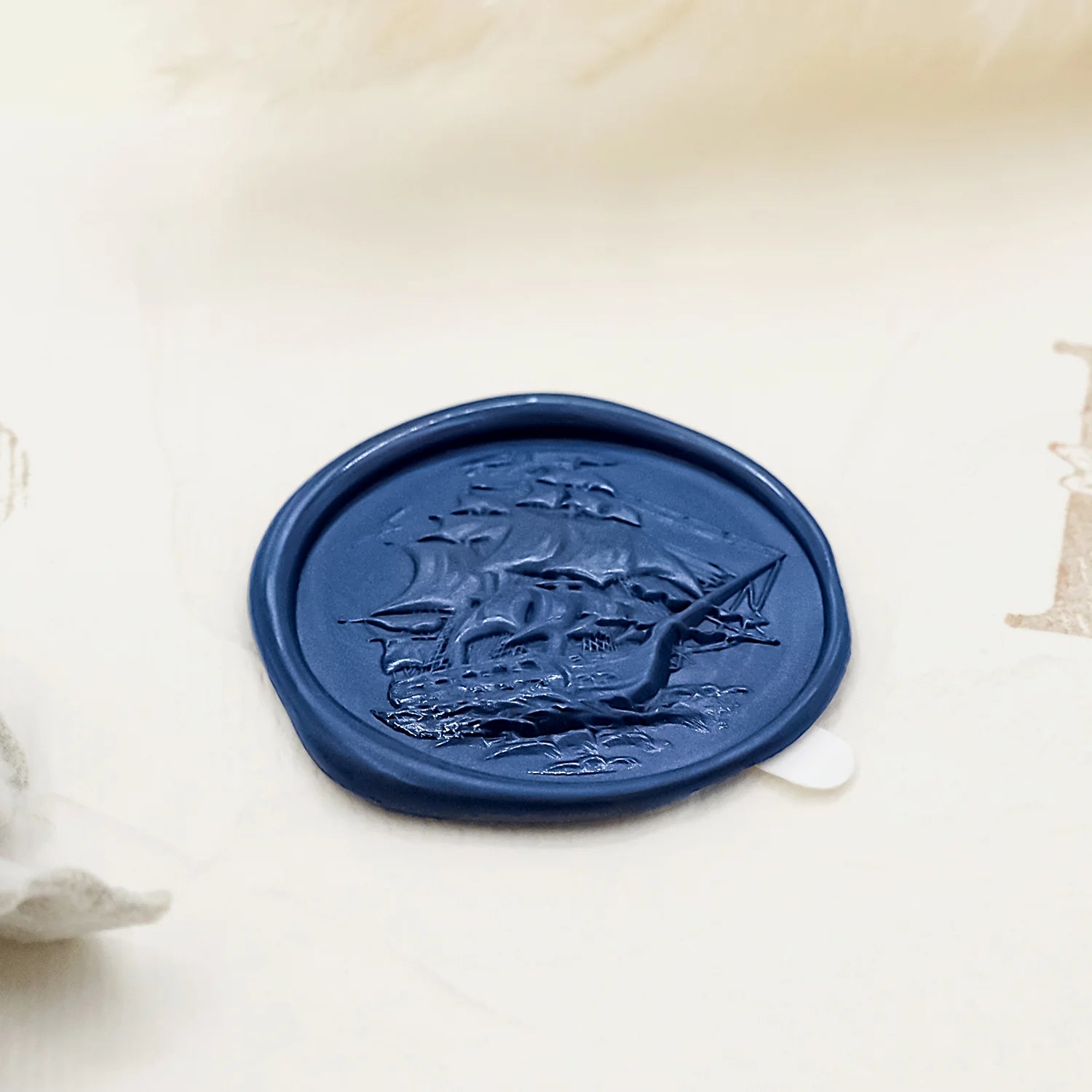 Autocollants Cire à Cacheter Autocollant Navire à Voile Relief 3D 5-1