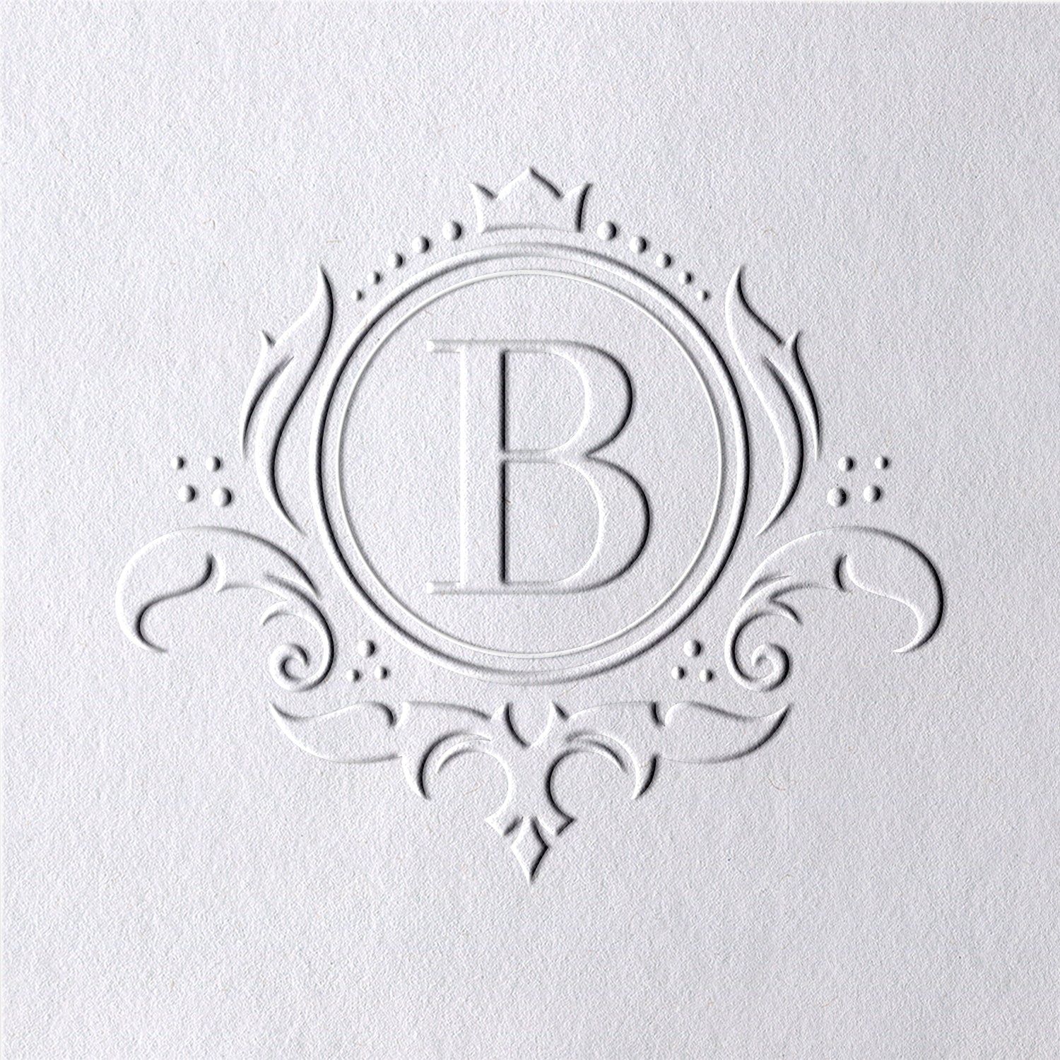 Timbre à sec Logo Personnalisé - Style 8 81