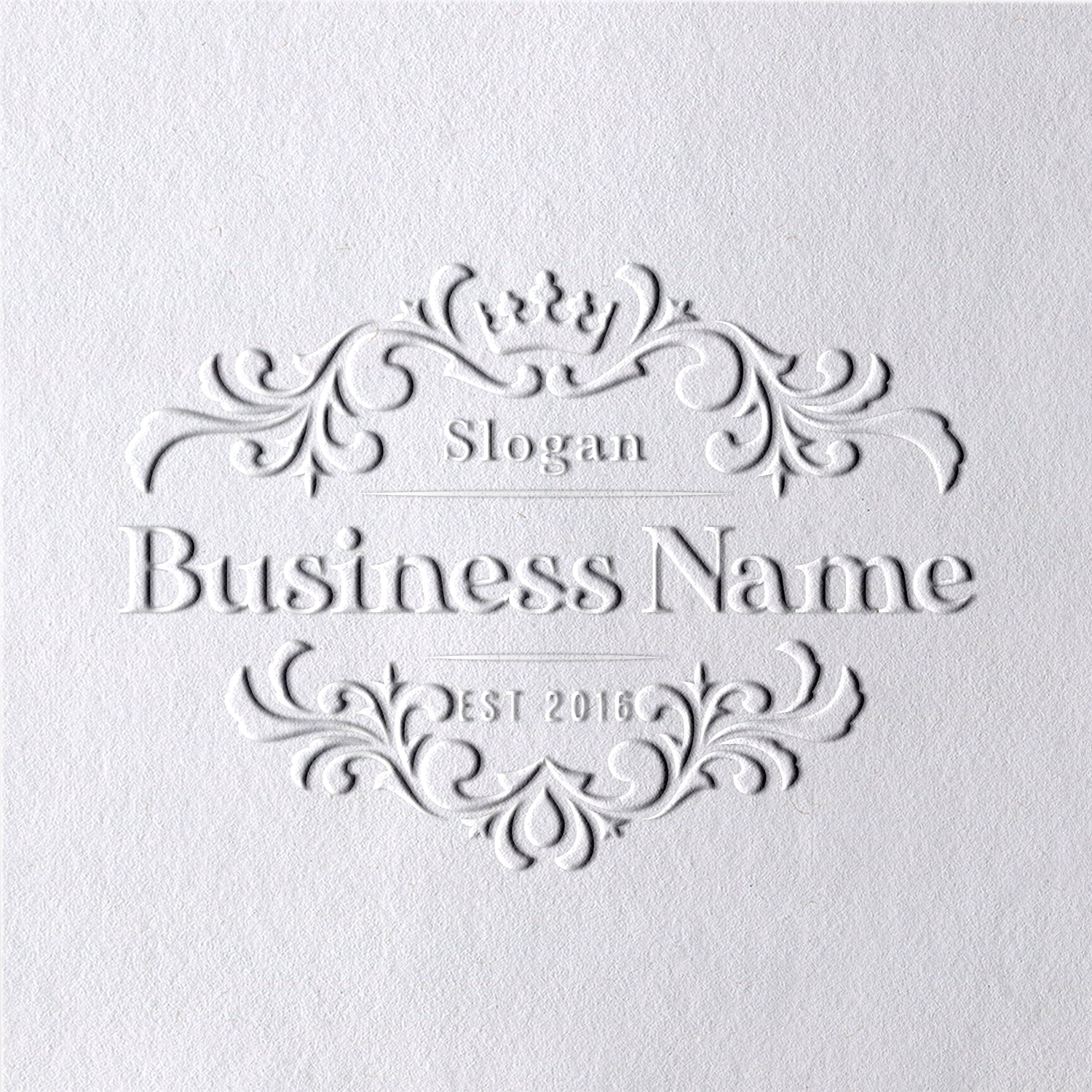 Timbre à sec Logo Personnalisé - Style 14 141