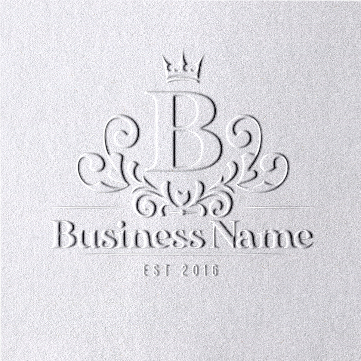 Timbre à sec logo personnalisé - Style 15 151