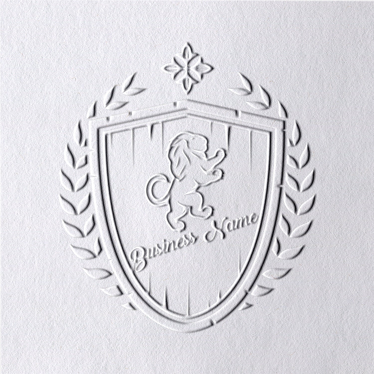 Timbre à sec Logo Personnalisé - Style 20 201