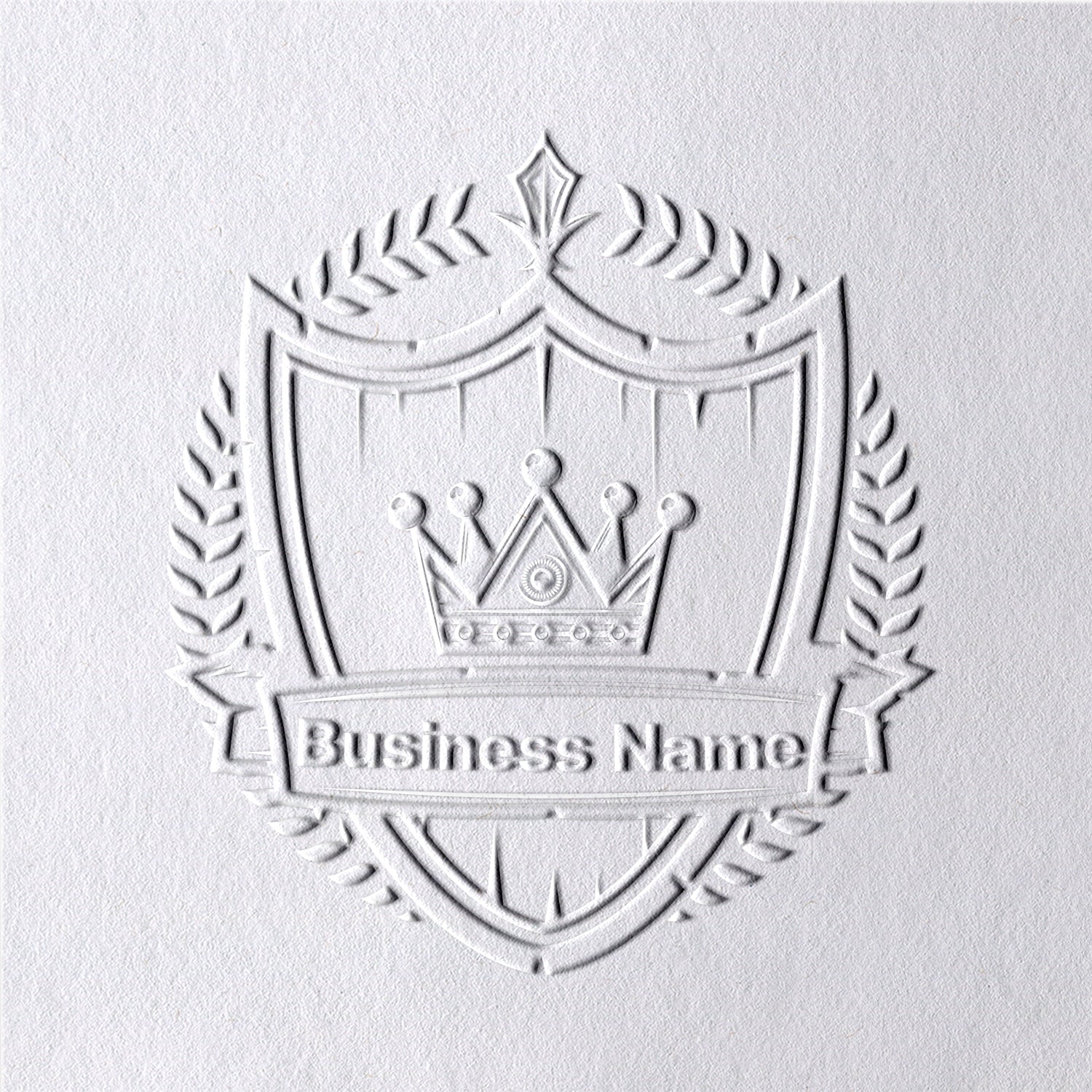 Timbre à sec Logo Personnalisé - Style 21 211