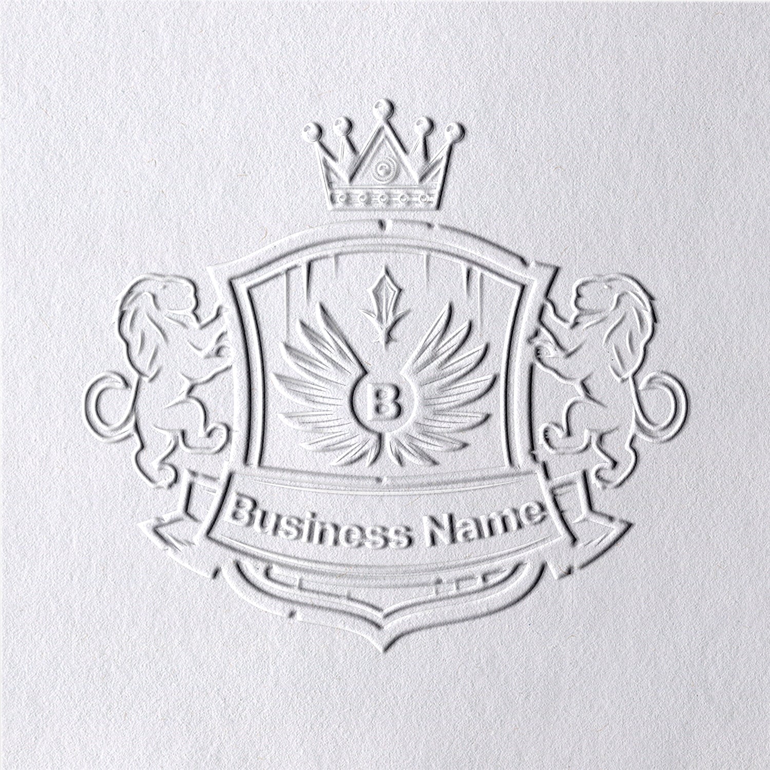 Timbre à sec Logo Personnalisé - Style 23 231