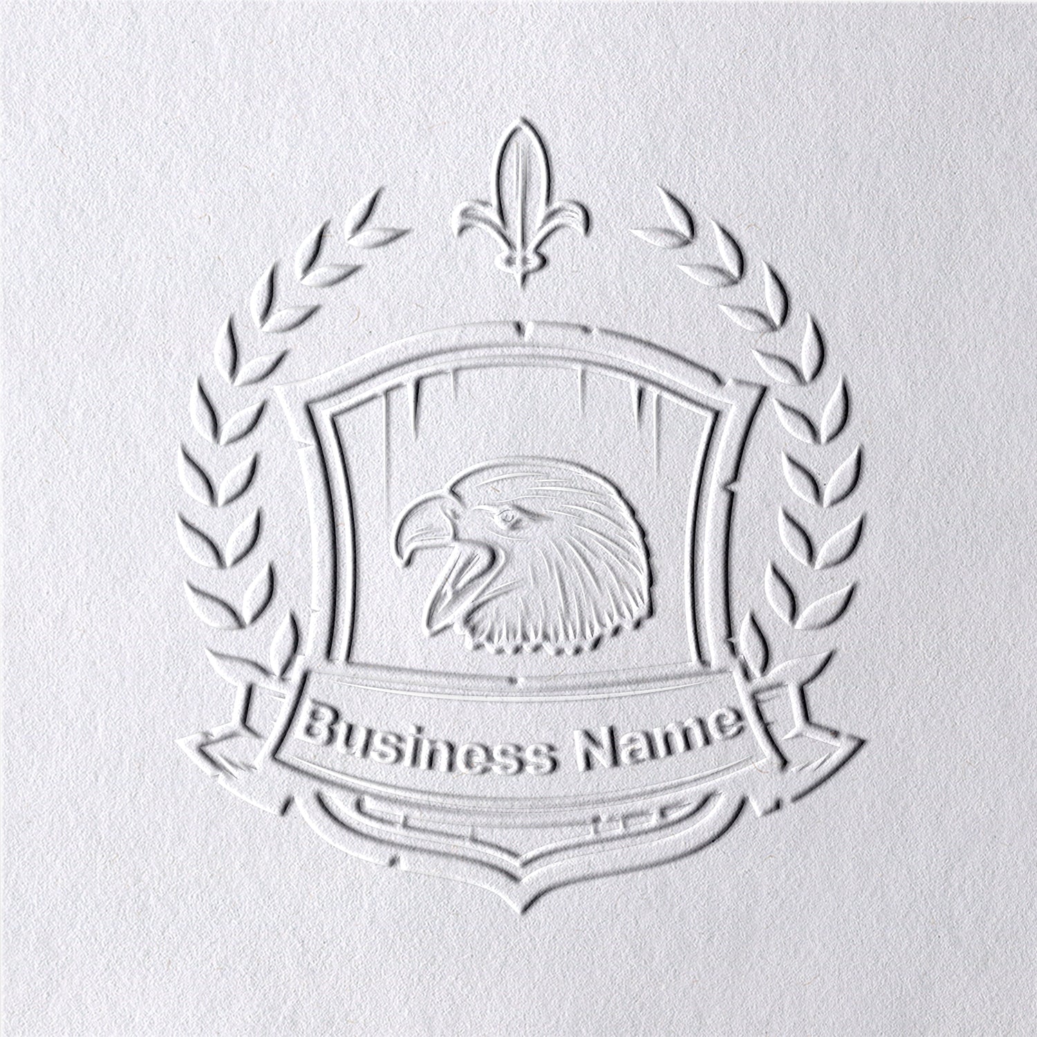 Timbre à sec Logo Personnalisé - Style 24 241