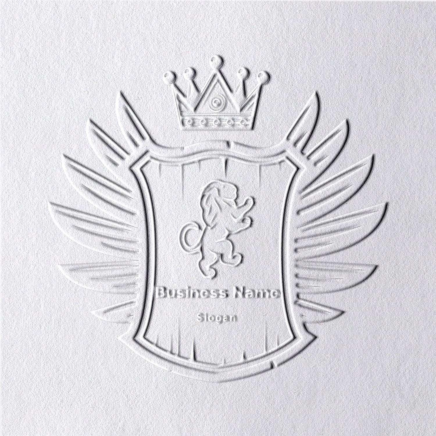 Timbre à sec Logo Personnalisé - Style 27 271