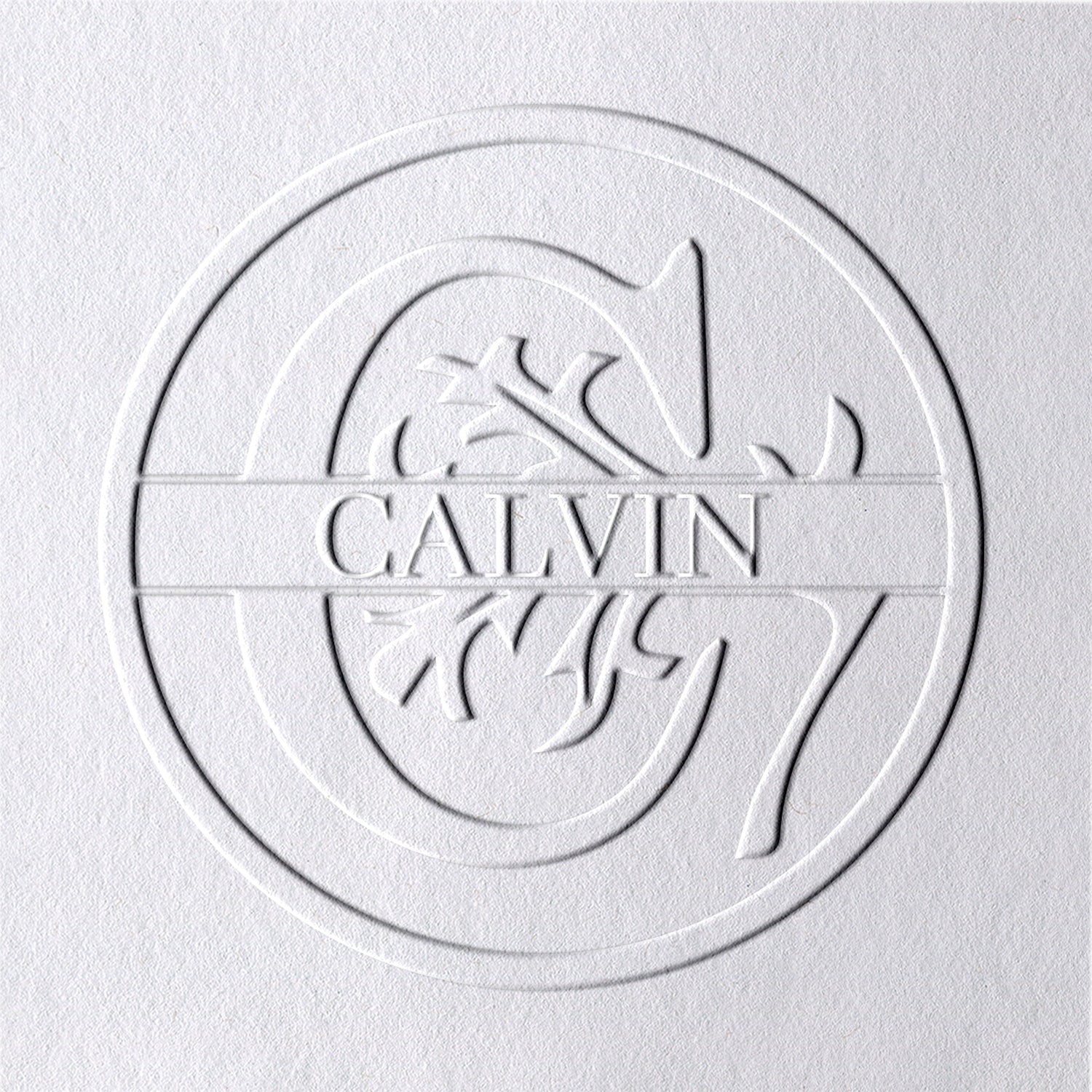 26 Letter Custom Floral Name Embosser - C C1