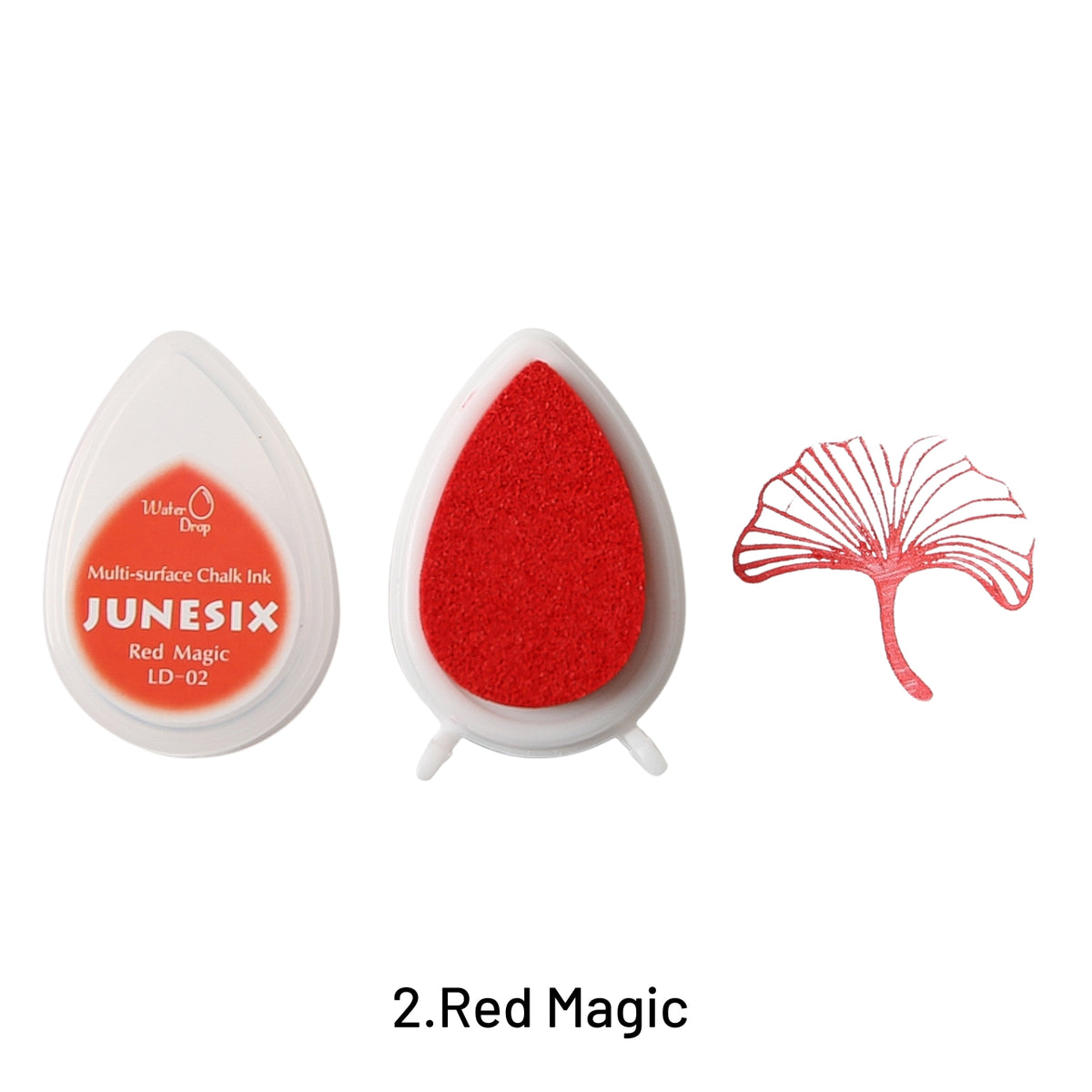 tampon encreur d'encre goutte de rosée LD 40 couleurs 2
