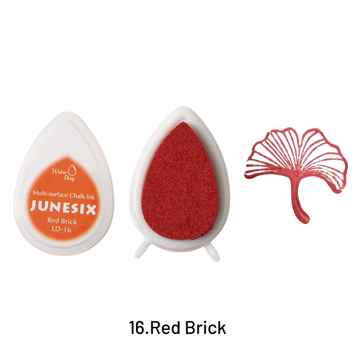 tampon encreur à encre goutte de rosée LD 40 couleurs 16
