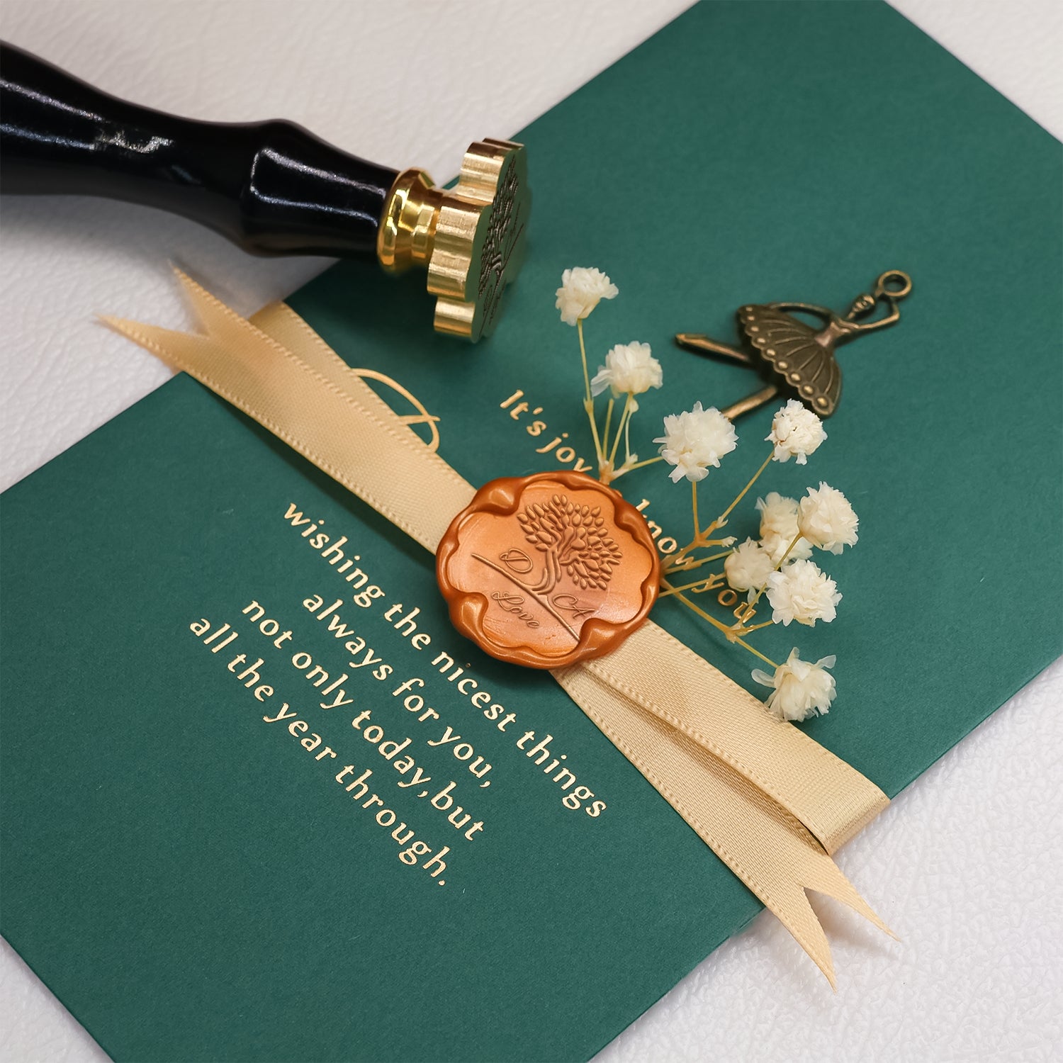 Custom Design Special-Shaped Wax Seal Stamp with Your Artwork 3