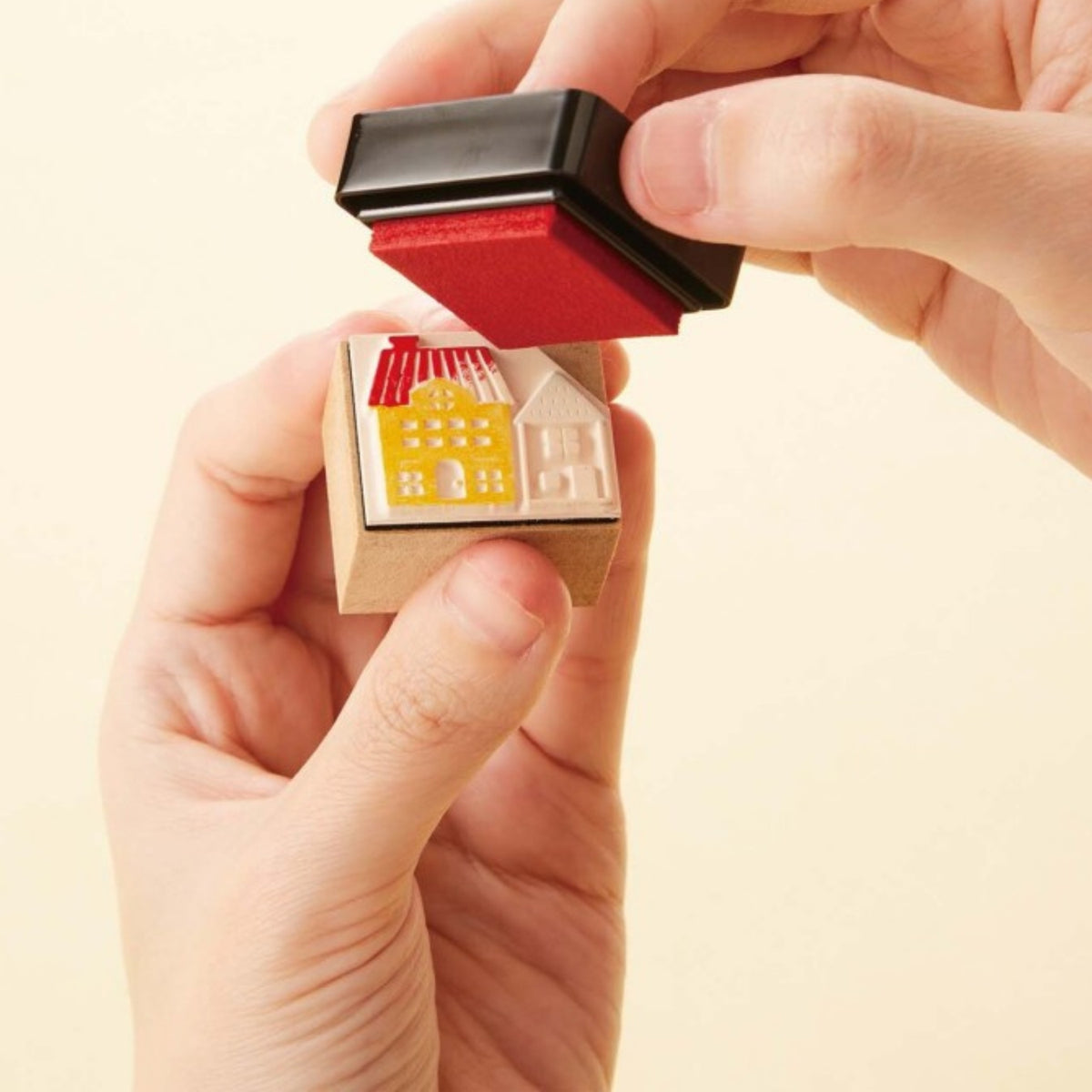 Tampon encreur en caoutchouc à peinture à base d'huile Mini Shachihata japonais 11111111