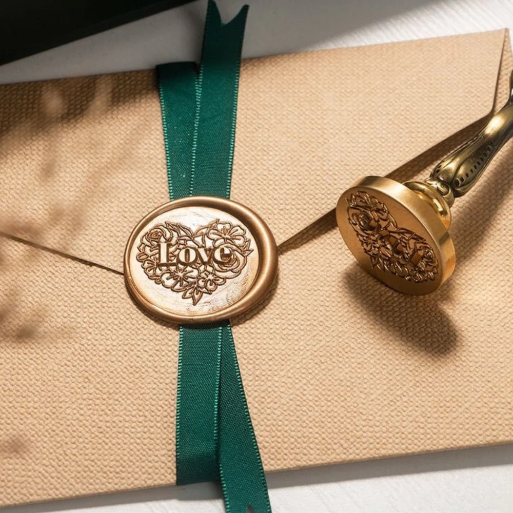 Tampon Encreur avec Sceau de Cire Personnalisé - Logo, Nom, Initiales custom-design-wax-seal-stamp-with-your-artwork-3_1000x